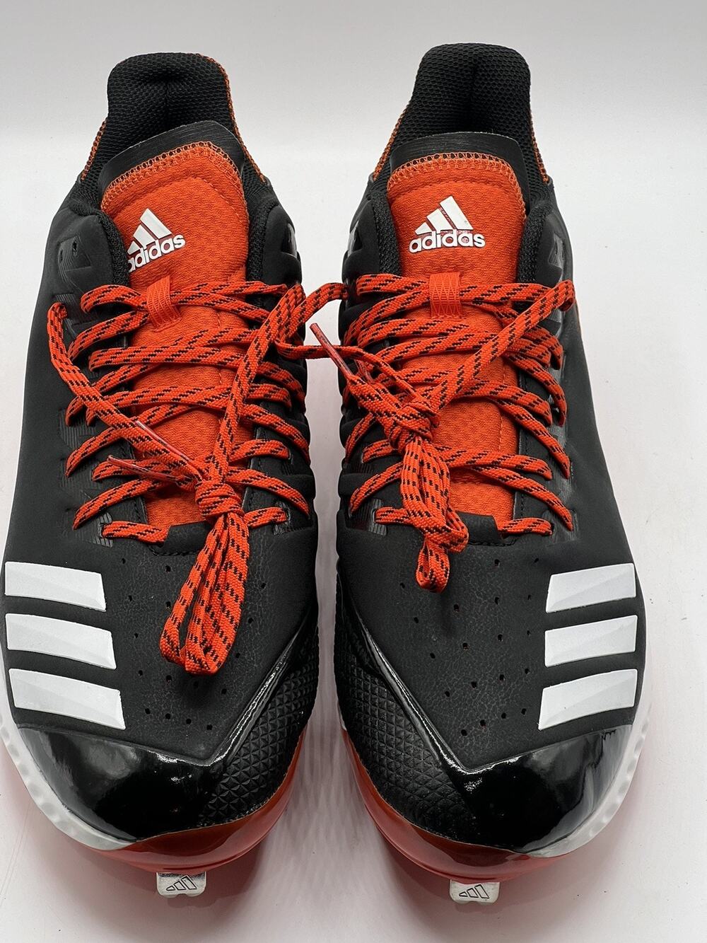 Adidas Adizero Afterburner Mens 12.5 Metal Baseball Cleats Orange Black
